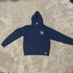 Russell men’s large West Virginia University exercise physiology navy hoodie